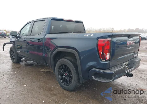 2021 GMC Sierra 1500 4Wd Short Box Elevation from USA, damaged, VIN 3GTU9CED3MG176496